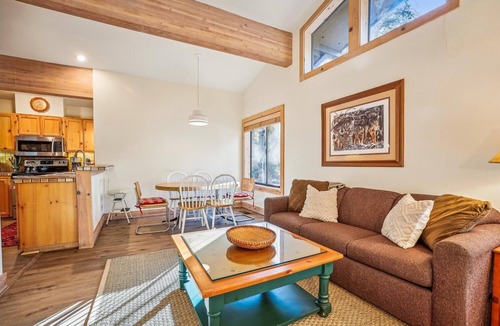 Tahoe City Condo | Spacious Townhome in the Trees Rocky Ridge Unit #75