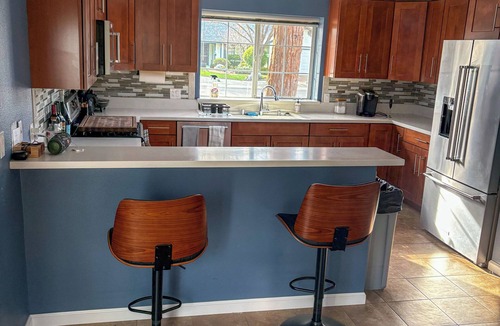 Chico House | Spacious Tropical Oasis with HEATED Pool & Hot Tub