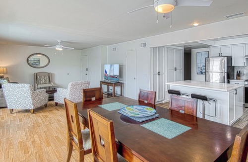 West Newport Apartment | Spacious Upper unit located just two houses from the sand!