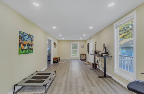 Reedville House | Spacious waterfront family retreat. Dogs welcome!, 1-Level Home w/Rec Room and Fenced Yard