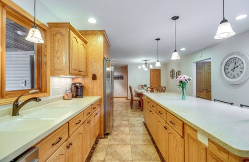 Wadena County House | Spacious Verndale Home w/Backyard Fire Pit!