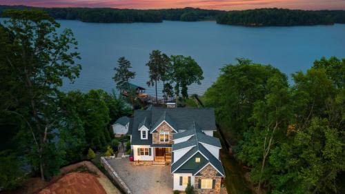 Sherrills Ford House | Spacious Waterfront Home on Lake Norman with Firepit Views and Dock Access