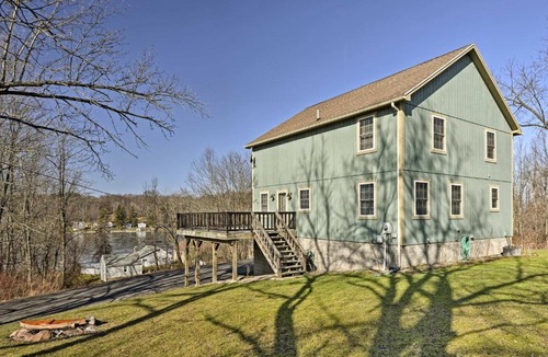 Wolcott House | Spacious Wolcott Lake Cottage with Wraparound Deck!