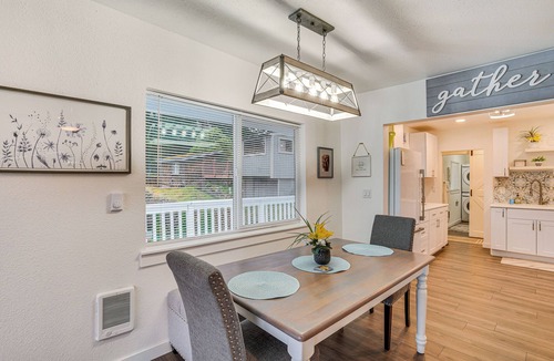 Fort Lewis House | Spanaway Lakefront House: Dock, Fire Pit