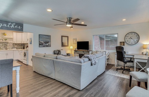 Fort Lewis House | Spanaway Lakefront House: Dock, Fire Pit