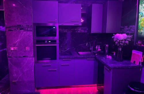 Gonesse Apartment | spapurple95 Suite romantique avec jacuzzi privatif