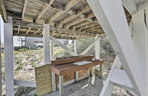 St. George Island House | Sparkling Gulf View From A Partially Covered Deck