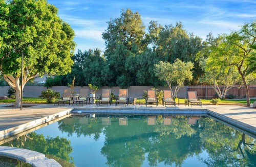 Thousand Palms Villa | Specials! Heated pool+spa|Game room|Sports courts