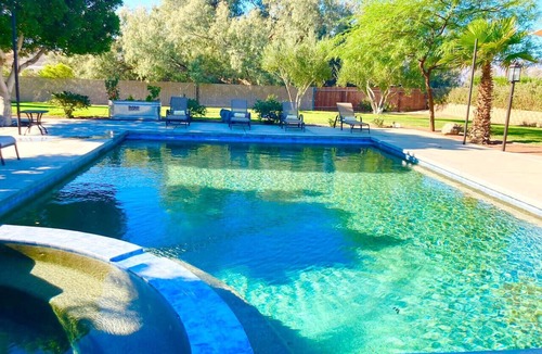 Thousand Palms Villa | Specials! Heated pool+spa|Game room|Sports courts