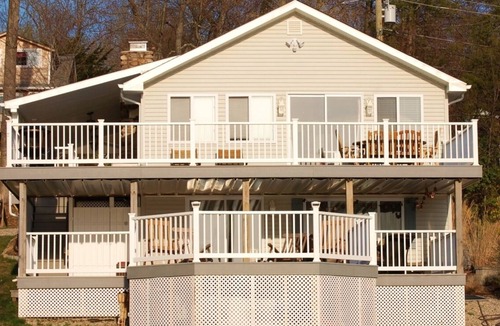 Lake Pocotopaug House | Spectacular Lakefront home with expansive decks