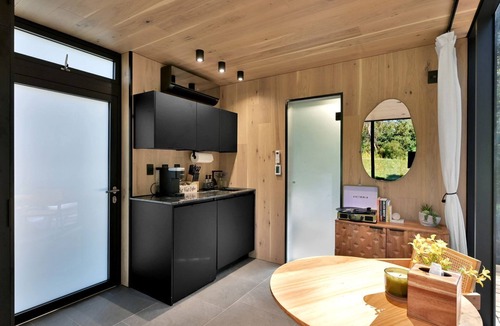 Coldspring House | Spectacular Scenery Awaits: Modern Tiny House with Sauna in Coldspring, TX