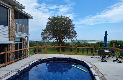 Spanish Fort House | Spectacular view with pool.