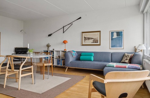 Vejlby Risskov Apartment | Spend beautiful vacations in this vacation home in Risskov near Mollerup Forest.