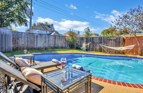 Lewisville House | Splash & Play Hideaway: Pool House + Game Room/Gym