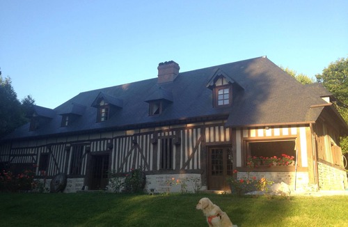 Saint-Hymer House | Splendid Authentic Norman Residence with swimming pool and tennis court