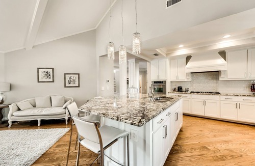 Plano House | Sprawling Resort Oasis with Heated Pool Set up for Groups