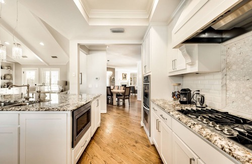 Plano House | Sprawling Resort Oasis with Heated Pool Set up for Groups