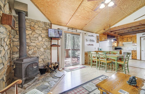 Whittier Cabin | Spring Creekside Getaway at Whittier Cabin w/Deck