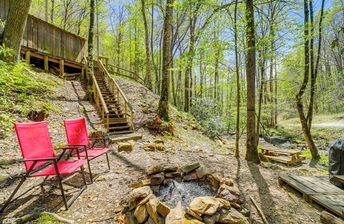 Whittier Cabin | Spring Creekside Getaway at Whittier Cabin w/Deck