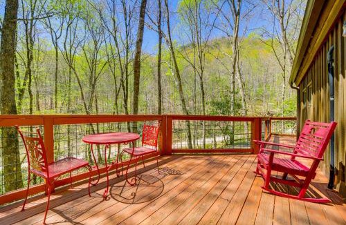 Whittier House | Spring Creekside Getaway at Whittier Cabin with Deck