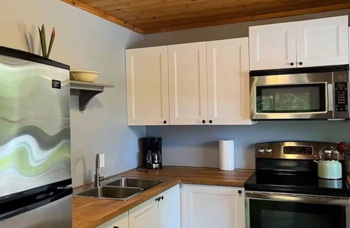 Rye Cottage | Spring Lake Chalets, Lakefront chalet (Bear), 2 bedroom, private beach!