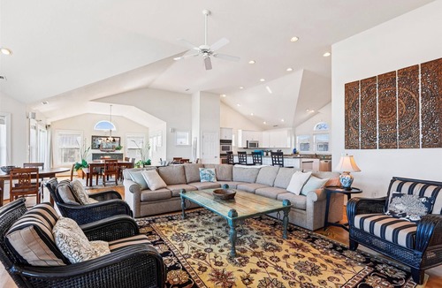 Southern Shores House | SS2-Oceanfront w/7 masters, private pool & hot tub, elevator & pool table