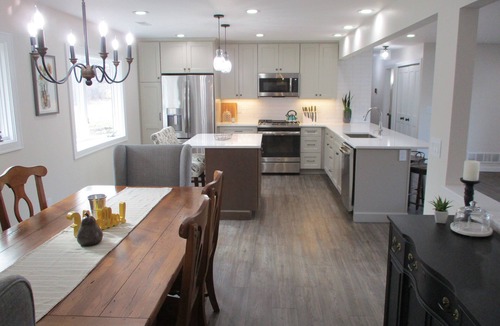 Benton Harbor House | St Joseph Riverfront House With Private RiverWalk! 30 Mins by Boat to Lake MI