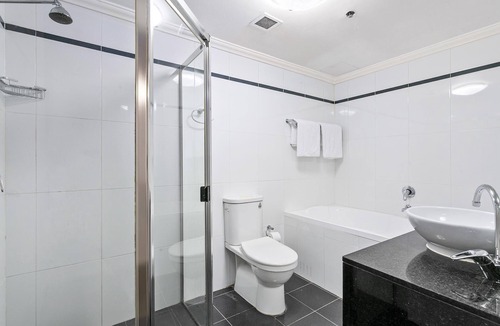 St. Leonards Apartment | St Leonards- HERB8 - Herbert Street - Modern 1BR with Balcony, Parking Pool in St Leonards