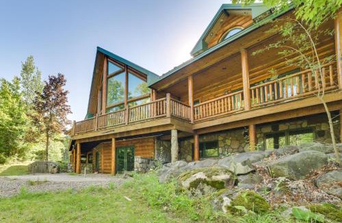 Barbeau House | St Marys River Views Cabin with Wraparound Deck!