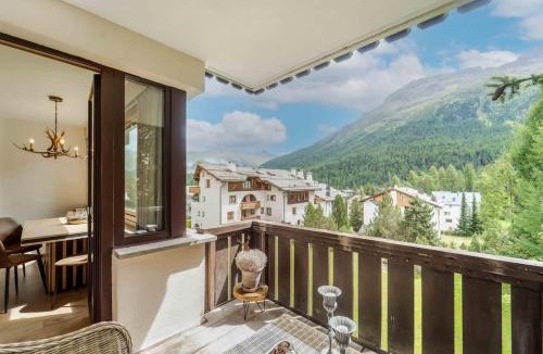 Sankt Moritz-Bad Apartment | St Moritz Center Panoramic Alpin Stay