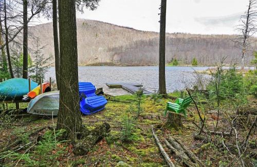 Stamford House | Stamford Lakefront Home with Dock and Wraparound Deck!