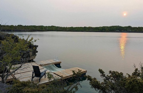 Kirkfield RV Rental | Stargrass Tent | Campground with Quarry Lake