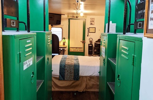 Sequim Hotel | Steampunk Train at Olympic Railway Inn - Pet Friendly