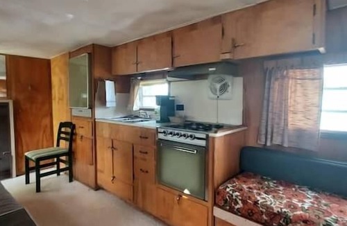 Saddlestring House | Steinbeck Camper, Rustic Mid-Century Camper