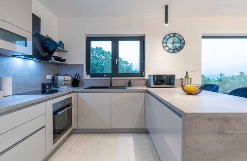 Smrika Villa | Stella Maris - contemporary villa with a pool and a sauna by MyWaycation