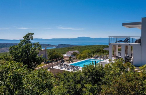 Smrika Villa | Stella Maris - contemporary villa with a pool and a sauna by MyWaycation