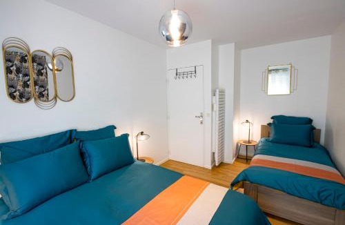 Aubervilliers Apartment | Stellina - Large Design Apt - 10min to Paris - by Cosynousvoici
