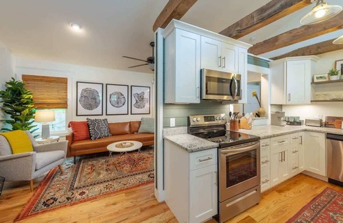 Waynesville House | Steps Away Cottage Hot Tub, Fire Pit, Downtown