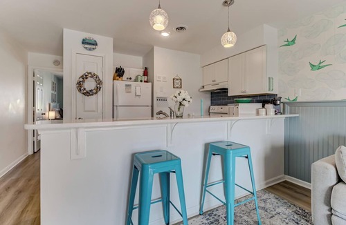 North Carolina Coast Condo | Steps from Carolina Beach, Pool, Sleeps 5!