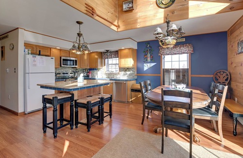 North Lake George House | Steps From Lake George! 8-Acre Home w/Dock Access