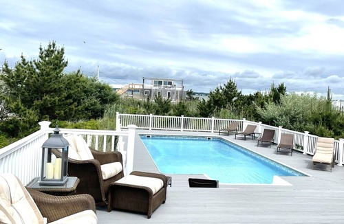 West Hampton Dunes House | Steps from the Ocean, Private Pool on Dune Rd with Scenic Sunsets.