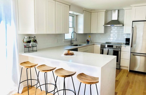 West Yarmouth House | Steps to a coveted private beach in a gated community