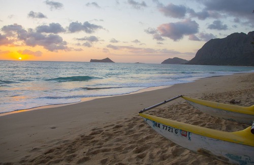 Waimanalo Condo | Steps To Beach, Sleeps 2, AC, heated pool, WIFI, parking