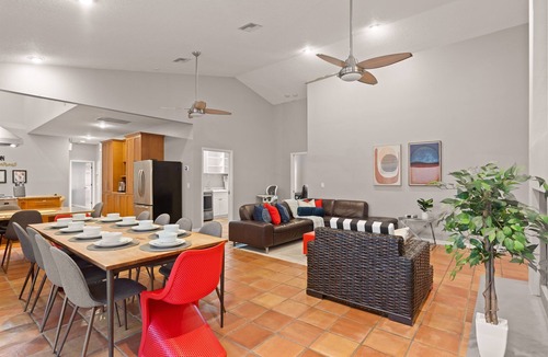 Trailer Estates House | Steps to IMG Golf! Heated Pool, Spa, Game Room!