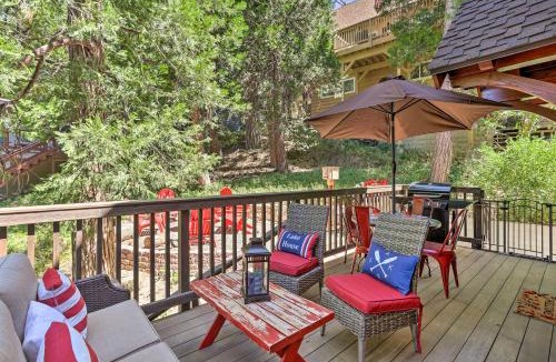Cedar Glen House | Steps to Lake: Cabin w/Deck in Lake Arrowhead
