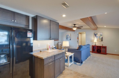 Scott County House | Steps to Mississippi River: Cozy Hot Tub Haven!