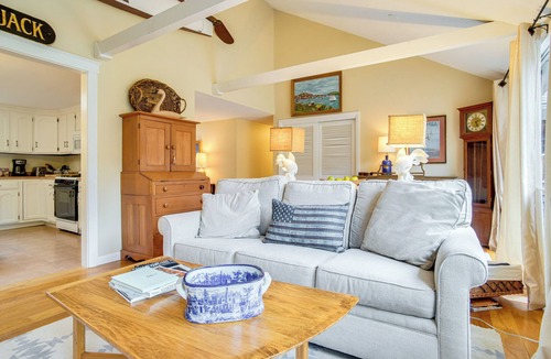 Mashpee House | Steps to River! Retreat 2 Mi to Mashpee Commons