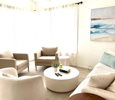 Sand Section House | Steps to Sand Cozy 3BR Partial Ocean Views