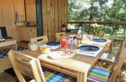 Moncrabeau Ski Chalet | Stilted chalet with terrace - 5 guests