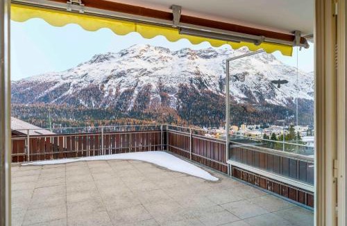 St. Moritz Apartment | StMoritz Center Vintage Terrace 180 full lake view
